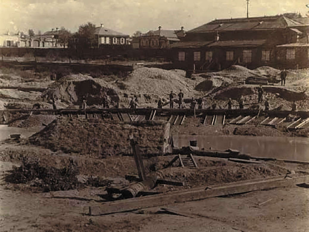 Березовский прииск. Фото начала XX века Berezovsky mine. Photo of the beginning of the XX century