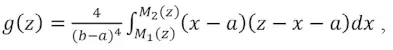 плотность вероятностей суммы двух «треугольных» грузопотоков