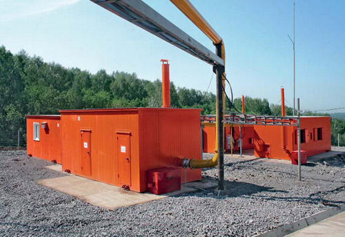 Новая дегазационная установка на шахте «Юбилейная» II район повышает безопасность ведения горных работ