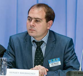 С.Б. Никишичев, директор IMC Montan на горнопромышленном форуме «МАЙНЕКС Россия 2013»