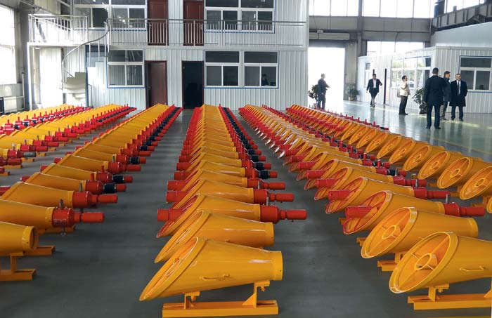 Серийное производство автоматических систем взрывоподавлениялокализации взрывов АСВП-ЛВ.1М на заводе в провинции Шандун (Китай)