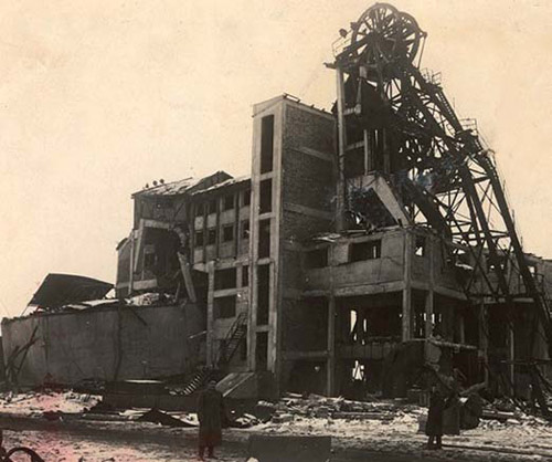 Фото города шахты во время войны