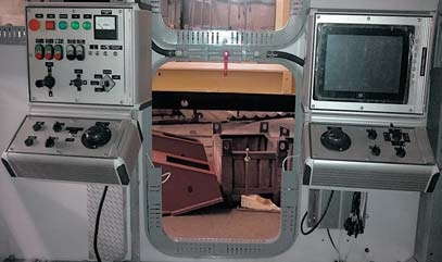Пример установки кресла пульта в кабине СБШ 250МНА 32