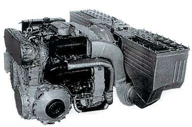 Рис. 3 Внешний вид газотурбинного двигателя ГТД-1250