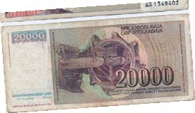 Чехословакия в 1950 г. выпустила банкноту номиналом 50 крон с изображением на переднем плане шахтёра, на заднем – шахтного копра