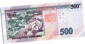 Гондурас на купюре в 500 лемпир 1995 г. выпуска поместил рисунок старого поселка золотодобытчиков (скорее всего, это Росарио де Сан Нуансито)