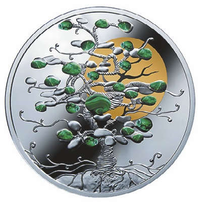 серия серебряных монет под названием «Дерево удачи»