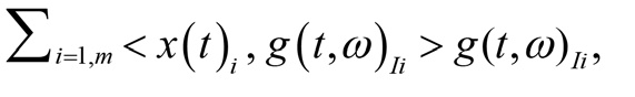 габоровская вейвлет-фукция, представляющая собой модулированную функцией Гаусса (с конечным но- сителем) гармоническую структуру, имеет вид