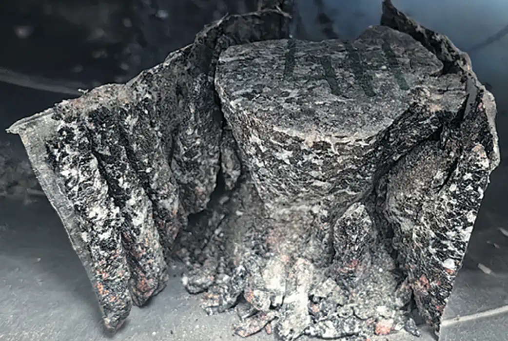 Рис. 3 Завершенная первая стадия  повреждения Fig. 3 Complete first failure stage