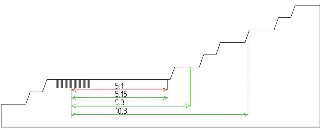 Рис. 8 Схематическое изображение  сейсмовзрывного воздействия Fig. 8 A schematic representation  of the seismic-explosive  impact