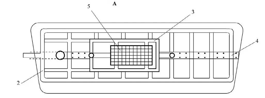 Рис. 3 Минипачук для  выщелачивания  сложноизвлекаемых форм  золота из хвостов промывки  песков россыпей Fig. 3 A mini pachuca tank  for leaching hard-to-recover  gold from placer sand washing  tailings