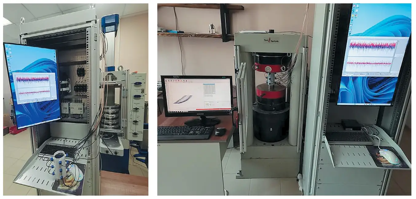 Рис. 3 Внешний вид собранной  системы Fig. 3 A general view of the  assembled system
