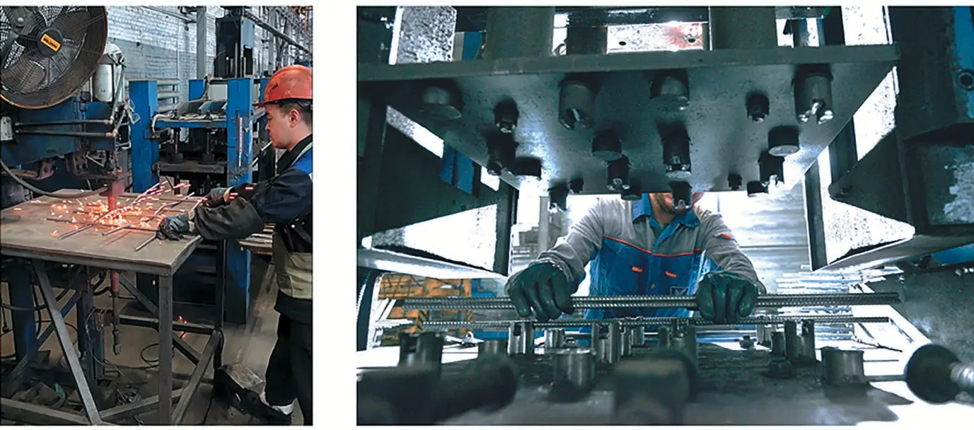 Рис. 3&nbsp;Цех армокаркасов до роботизации: пределы ручного труда и необходимость перемен