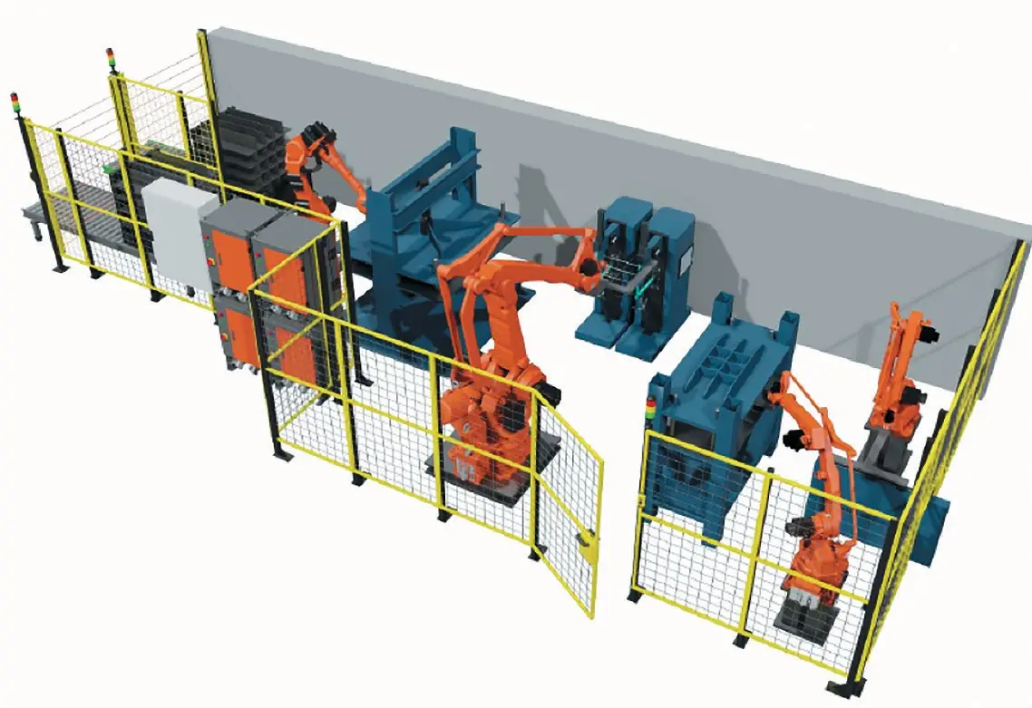 Рис. 4&nbsp;Фрагмент компьютерного моделирования технологического процесса производства Fig. 4 A fragment of computer modelling of the production process