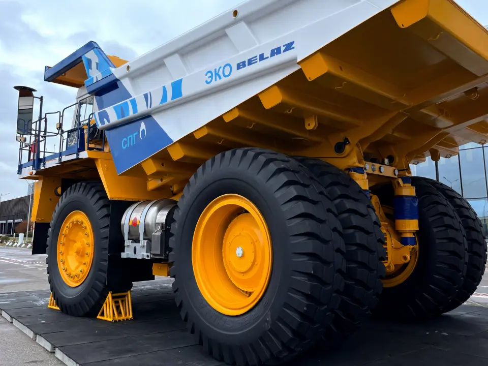 Самосвалы БЕЛАЗ на сжиженном природном газе